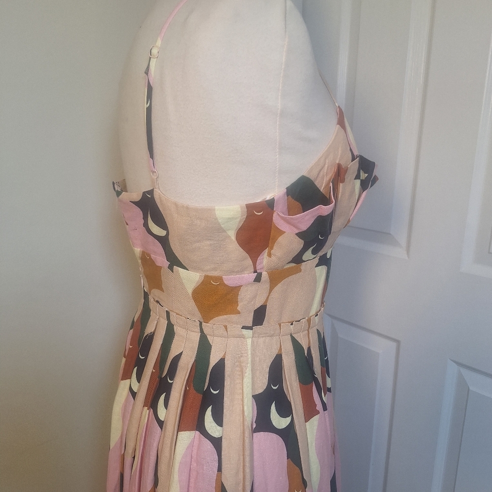 FARM RioThe Kiss Printed Maxi Dress Size S - Picture 11 of 16